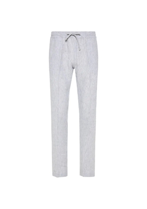 Fedeli Bonifacio striped drawstring trousers - Grey