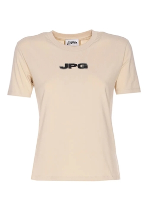 Jean Paul Gaultier logo-print crew-neck T-shirt - Neutrals
