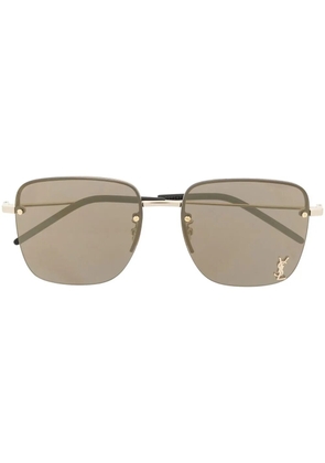 Saint Laurent Eyewear Monogram SL312M frameless sunglasses - Black
