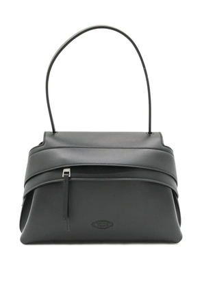 Tod's small Wave leather shoulder bag - Black