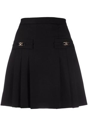 SANDRO pleated mini skirt - Black