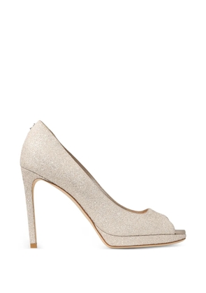 Jimmy Choo platform peep-toe sandals - Neutrals