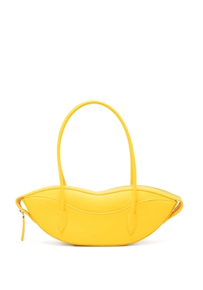 Fiorucci Lips zip handle tote bag - Yellow