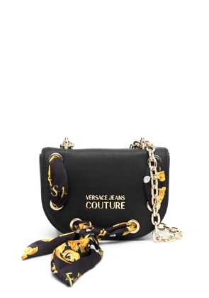 Versace Jeans Couture Barocco-print scarf shoulder bag - Black