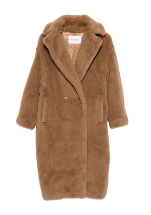 Max Mara teddy double-breasted coat - Neutrals