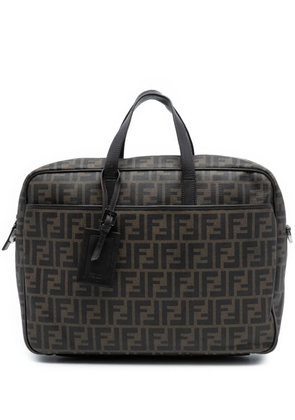 Fendi Pre-Owned 2010-2026 Zucca Coated Canvas business bag - Brown