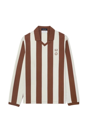 Fred Perry x Craig Green striped T-shirt - Brown