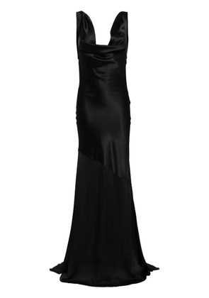 Kiki de Montparnasse deep cowl dress - Black
