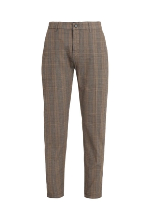 Department 5 checked tailored trousers - Brown