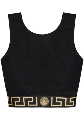 Versace Greca Border sports bra - Black