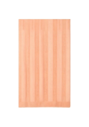 Elisabetta Franchi striped scarf - Orange