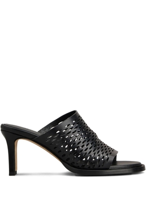 Tod's 75mm laser-cut heeled sandals - Black