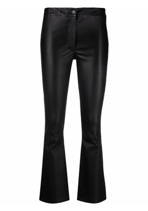Arma cropped flared trousers - Black