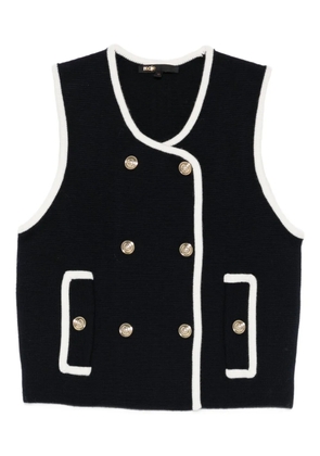 Maje button-fastening vest - Blue