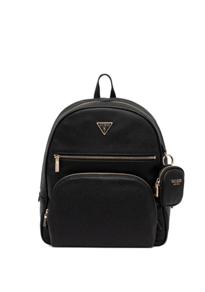 GUESS USA top-handle poch-detail backpack - Black