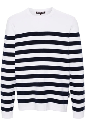 Michael Kors striped cotton jumper - White