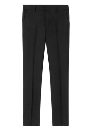 Versace wool-mohair tailored trousers - Black