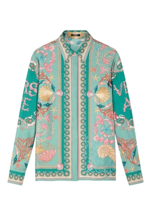 Versace Underwater Barocco button-up shirt - Green
