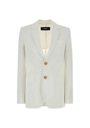DSQUARED2 single-breasted blazer - White