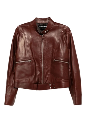 TOM FORD leather jacket - Red