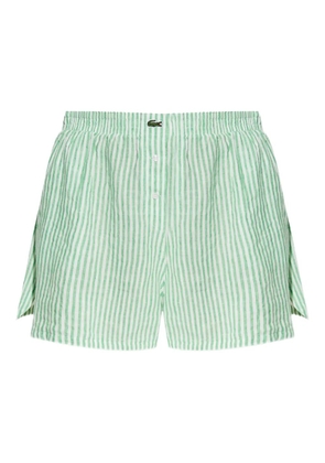 Lacoste striped shorts - Green