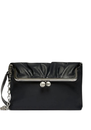 Weekend Max Mara ruched chain shoulder bag - Blue