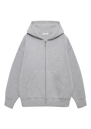 ANINE BING monogram-embossed performance jacket - Grey