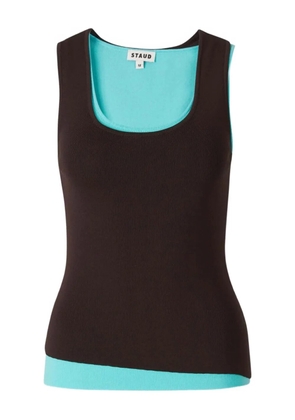 STAUD jersey tank top - Brown