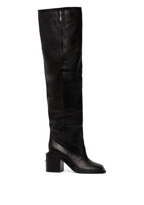 NAKED WOLFE 75mm Prince leather boots - Black