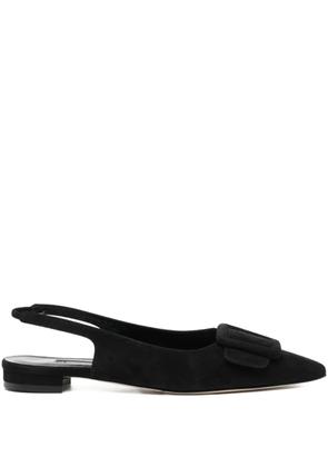 Manolo Blahnik buckle slingback pumps - Black
