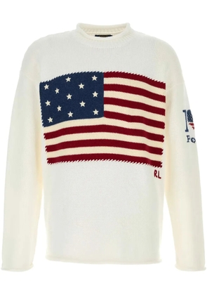 Polo Ralph Lauren Flag sweater - White