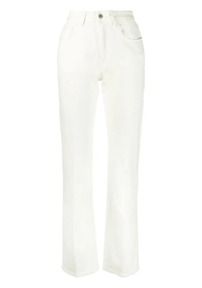 Jacob Cohën high-waisted straight-leg jeans - White