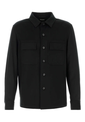 Zegna Alba pocket overshirt - Black