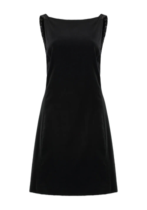 Lauren Ralph Lauren beaded velvet mini dress - Black