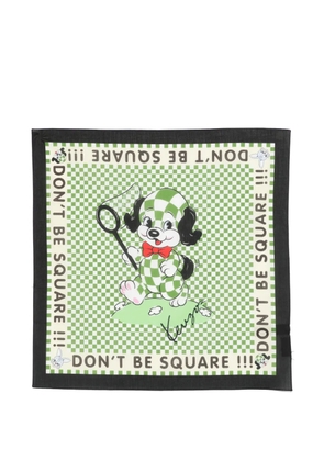 Kenzo check scarf - Green