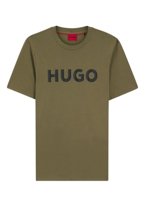 HUGO logo-print T-shirt - Green