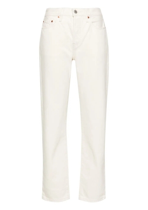 Levi's 501® high-rise cropped jeans - White