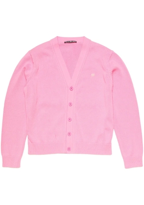 Acne Studios appliqué cardigan - Pink