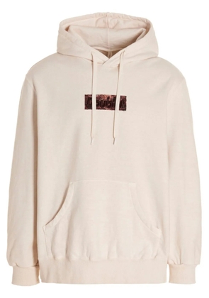Doublet logo-embroidered hoodie - White