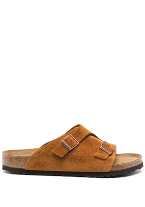 Birkenstock Zürich buckled slip-on sandals - Brown