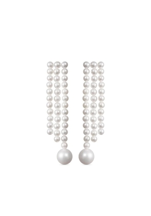 Sophie Bille Brahe 14kt recycled yellow gold La Valse freshwater pearl earrings