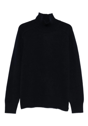 Soft Goat roll-neck cashmere sweater - Black