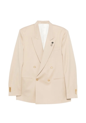Lardini double-breasted blazer - Neutrals