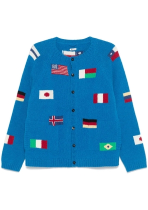 BODE Round The World cardigan - Blue