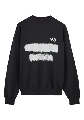 Y-3 graphic-print 'Black' sweatshirt