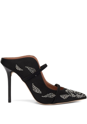 Malone Souliers 100mm Maureen embellished heeled mules - Black