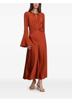 Veronica Beard Ezri midi dress - Orange