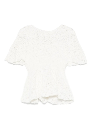 KHAITE Mathilde top - White