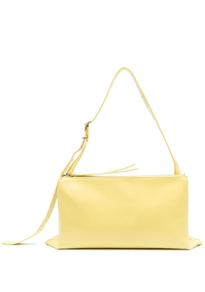 Jil Sander medium folded leather shoulder bag - Yellow