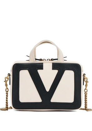 Valentino Garavani Vlogo chain-strap tote bag - Neutrals
